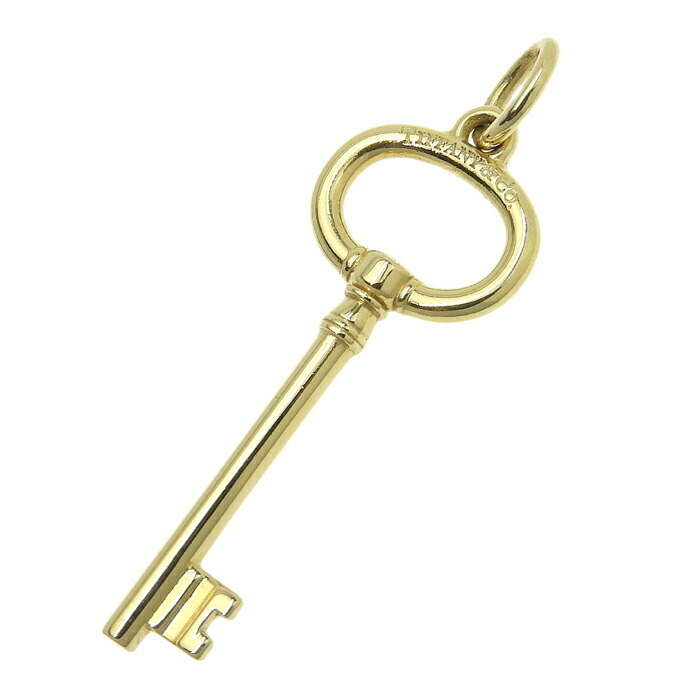 Tiffany Oval Key Pendant Yellow Gold 2399$